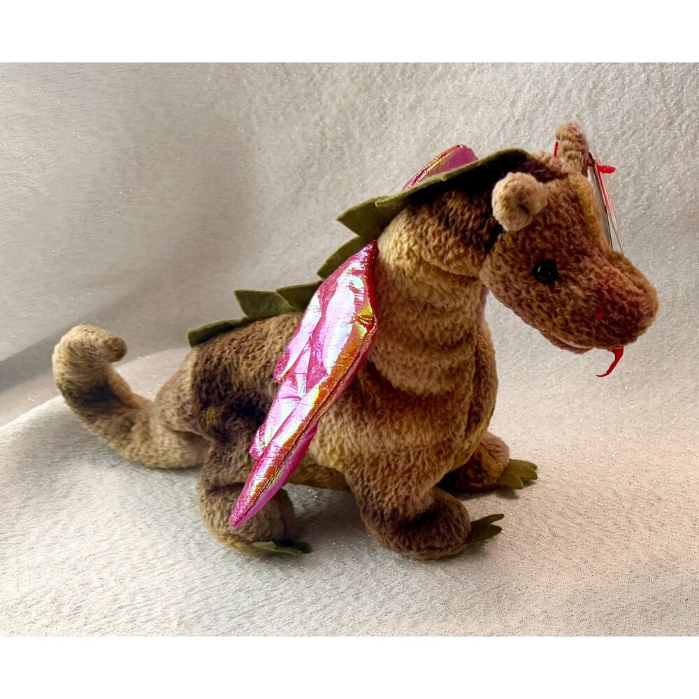 Ty Beanie Babies Scorch Rare Retired Collection Mythical Dragon 1998 - 4210